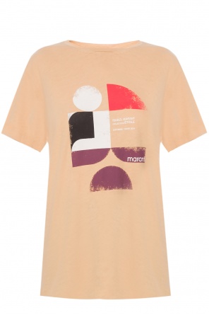 T-shirt with printed logo, zdjęcie 1 T-shirt with printed logo od Isabel Marant Etoile